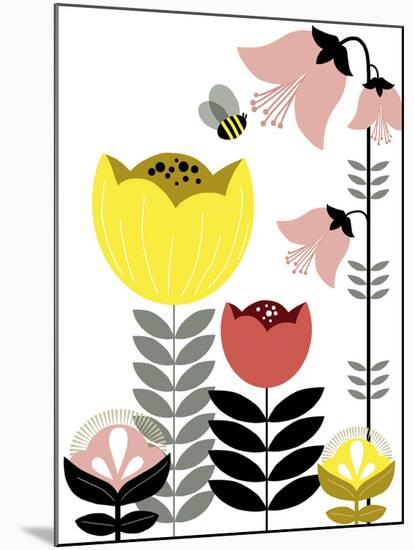 Nordic Flowers II-Laure Girardin-Vissian-Mounted Giclee Print