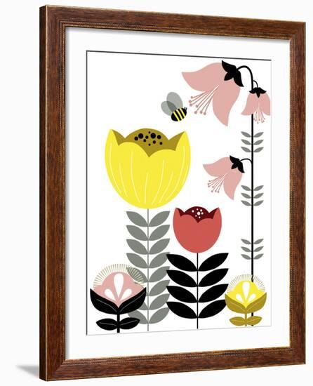 Nordic Flowers II-Laure Girardin-Vissian-Framed Giclee Print