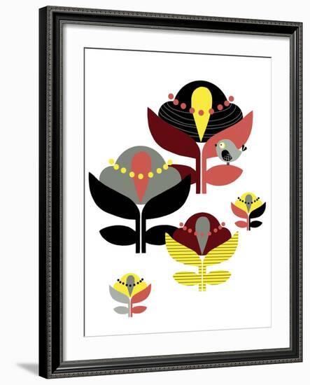 Nordic Flowers III-Laure Girardin-Vissian-Framed Giclee Print