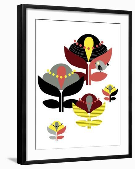 Nordic Flowers III-Laure Girardin-Vissian-Framed Giclee Print