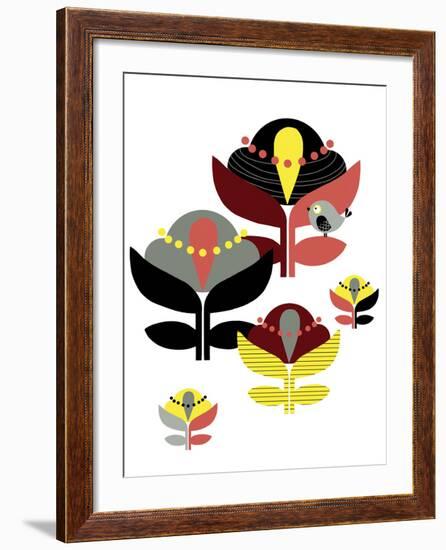 Nordic Flowers III-Laure Girardin-Vissian-Framed Giclee Print