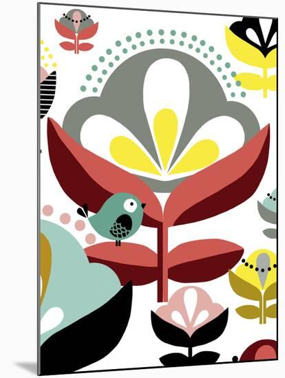 Nordic Flowers IV-Laure Girardin-Vissian-Mounted Giclee Print