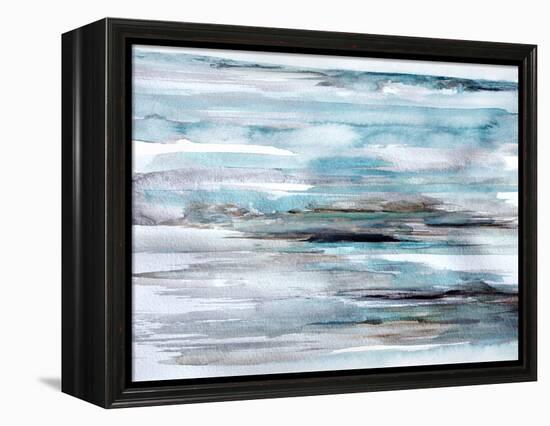 Nordic Skies-Hope Bainbridge-Framed Stretched Canvas