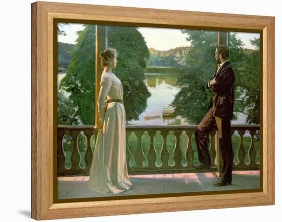 Nordic Summer Evening, 1899-1900-Sven Richard Bergh-Framed Premier Image Canvas