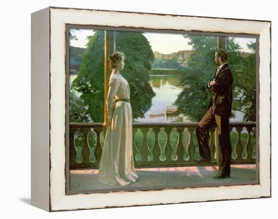 Nordic Summer Evening, 1899-1900-Sven Richard Bergh-Framed Premier Image Canvas