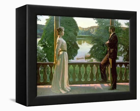 Nordic Summer Evening, 1899-1900-Sven Richard Bergh-Framed Premier Image Canvas