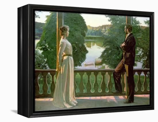 Nordic Summer Evening, 1899-1900-Sven Richard Bergh-Framed Premier Image Canvas