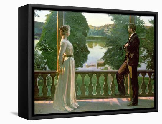 Nordic Summer Evening, 1899-1900-Sven Richard Bergh-Framed Premier Image Canvas