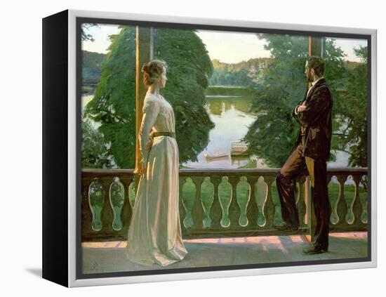 Nordic Summer Evening, 1899-1900-Sven Richard Bergh-Framed Premier Image Canvas