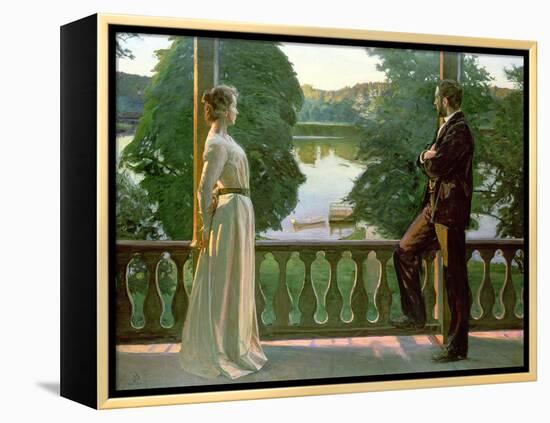 Nordic Summer Evening, 1899-1900-Sven Richard Bergh-Framed Premier Image Canvas