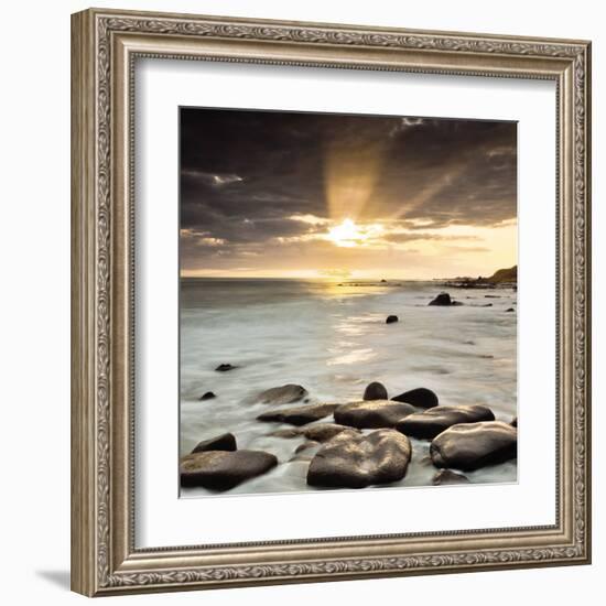 Nordic Sunset-Assaf Frank-Framed Art Print