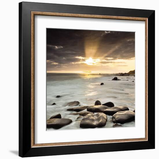 Nordic Sunset-Assaf Frank-Framed Art Print