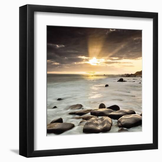 Nordic Sunset-Assaf Frank-Framed Art Print