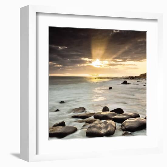 Nordic Sunset-Assaf Frank-Framed Art Print