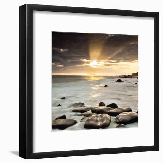 Nordic Sunset-Assaf Frank-Framed Art Print