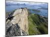 Nordland, Helgeland, Rodoy Island, View of the Surrounding Islands from the 400 Metre High Peak of -Mark Hannaford-Mounted Photographic Print