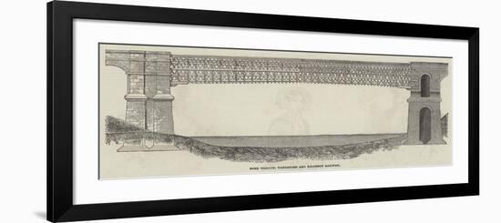 Nore Viaduct, Waterford and Kilkenny Railway-null-Framed Giclee Print