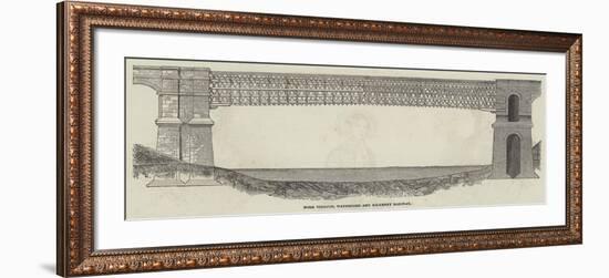 Nore Viaduct, Waterford and Kilkenny Railway-null-Framed Giclee Print