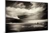 Norfolk Coastline with Horse Riders-Tim Kahane-Mounted Photographic Print