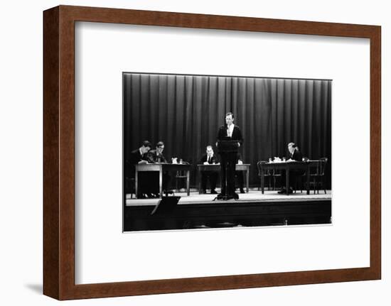 Norfolk Prisoners Competing Against Oxford University's Debate Team, Norfolk, MA, 1951-Yale YALE JOEL-Framed Photographic Print