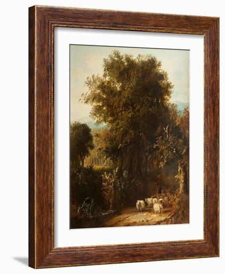 Norfolk Wooded Landscape-James Stark-Framed Giclee Print