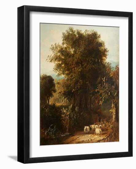 Norfolk Wooded Landscape-James Stark-Framed Giclee Print