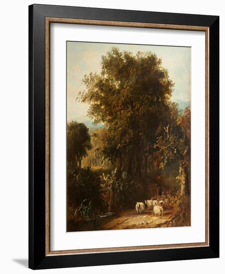 Norfolk Wooded Landscape-James Stark-Framed Giclee Print