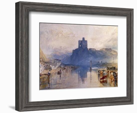 Norham Castle, on the River Tweed, C. 1822-1823-J. M. W. Turner-Framed Giclee Print