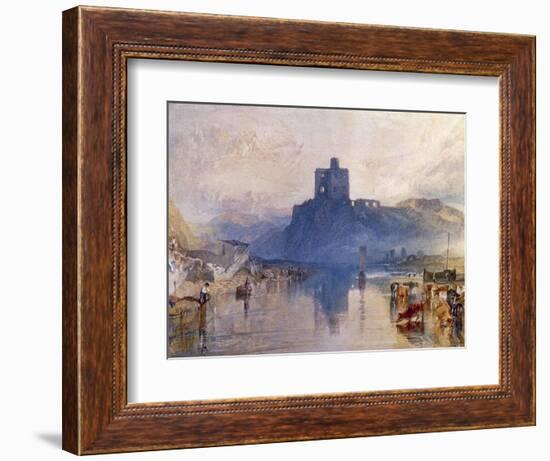 Norham Castle, on the River Tweed, C. 1822-1823-J. M. W. Turner-Framed Giclee Print