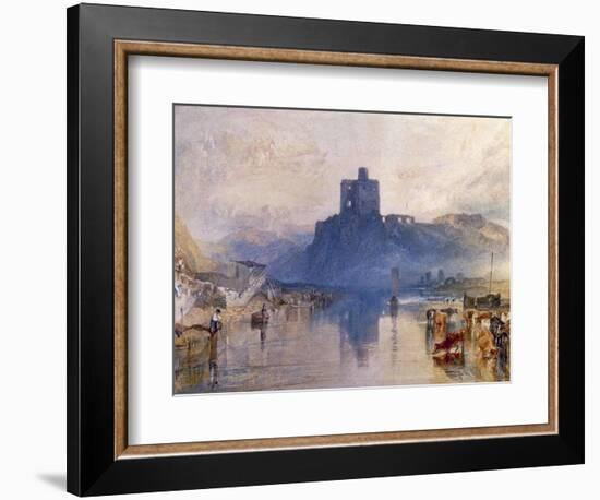 Norham Castle, on the River Tweed, C. 1822-1823-J. M. W. Turner-Framed Giclee Print