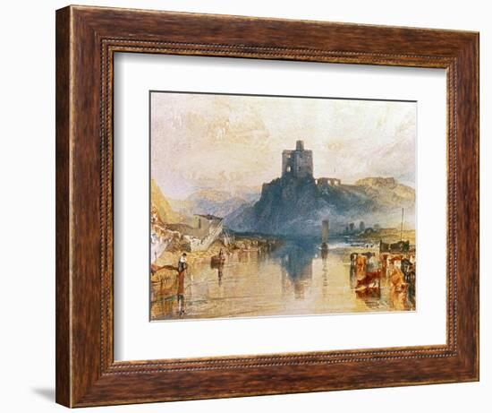 Norham Castle, on the River Tweed, Circa 1822-3, Watercolour on Paper-J. M. W. Turner-Framed Giclee Print