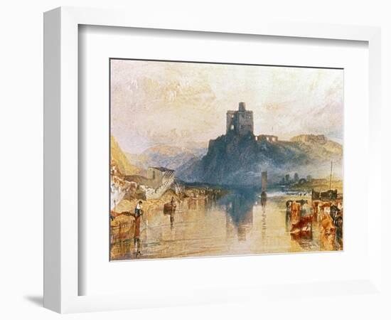 Norham Castle, on the River Tweed, Circa 1822-3, Watercolour on Paper-J. M. W. Turner-Framed Giclee Print