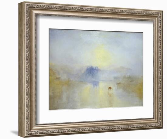 Norham Castle, Sunrise-JMW Turner-Framed Giclee Print