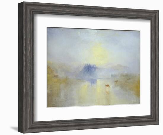 Norham Castle, Sunrise-JMW Turner-Framed Giclee Print