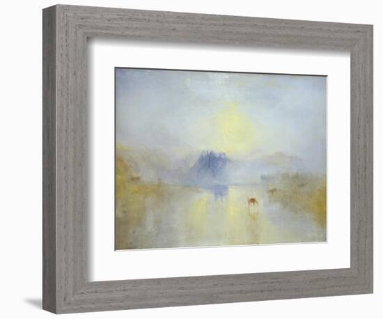 Norham Castle, Sunrise-JMW Turner-Framed Giclee Print