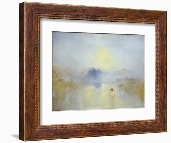 Norham Castle, Sunrise-JMW Turner-Framed Giclee Print