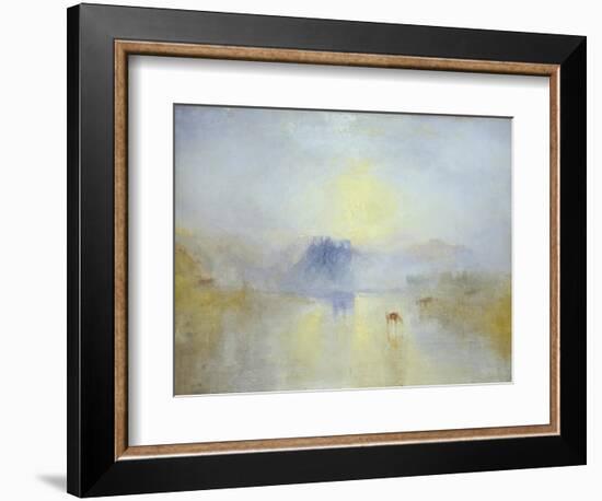 Norham Castle, Sunrise-JMW Turner-Framed Giclee Print