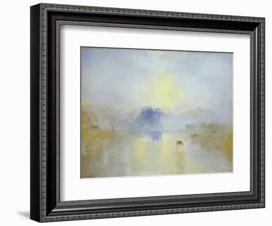 Norham Castle, Sunrise-JMW Turner-Framed Giclee Print