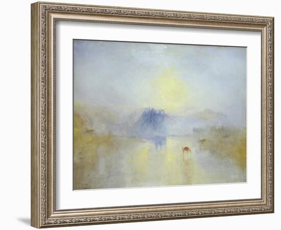 Norham Castle, Sunrise-JMW Turner-Framed Giclee Print