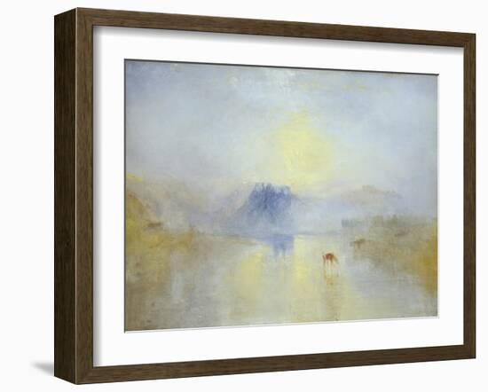 Norham Castle, Sunrise-JMW Turner-Framed Giclee Print