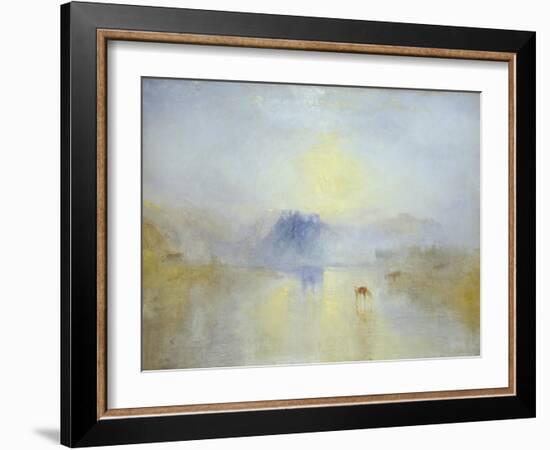 Norham Castle, Sunrise-JMW Turner-Framed Giclee Print