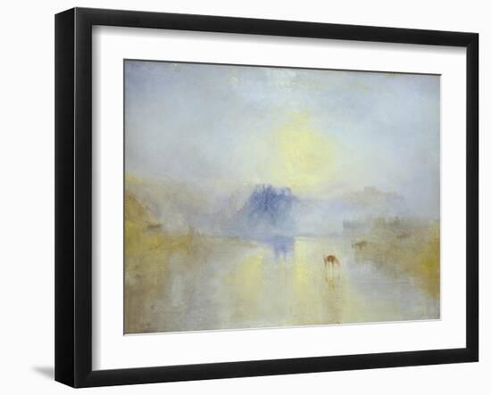 Norham Castle, Sunrise-JMW Turner-Framed Giclee Print