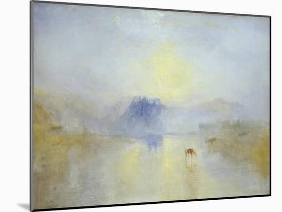 Norham Castle, Sunrise-JMW Turner-Mounted Giclee Print