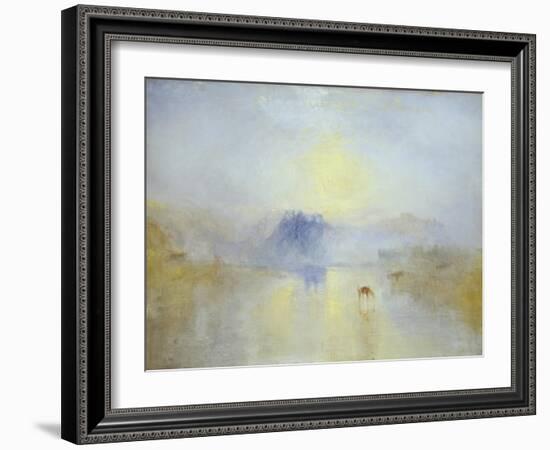 Norham Castle, Sunrise-JMW Turner-Framed Giclee Print