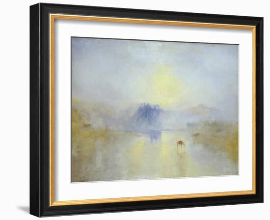 Norham Castle, Sunrise-JMW Turner-Framed Giclee Print