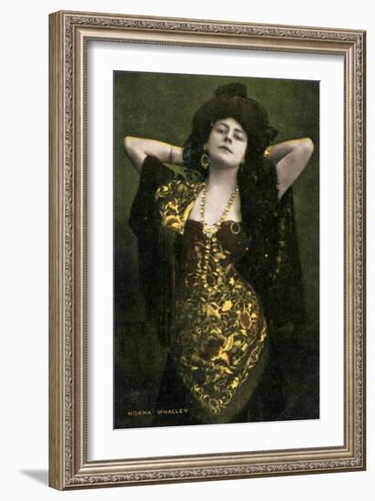 Norma Whalley, Australian Actress, Early 20th Century-Miller and Lang-Framed Giclee Print