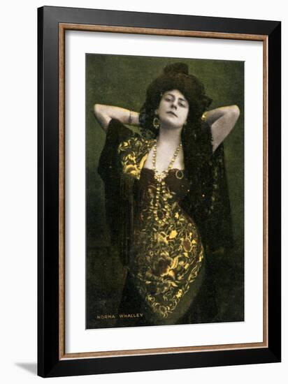 Norma Whalley, Australian Actress, Early 20th Century-Miller and Lang-Framed Giclee Print