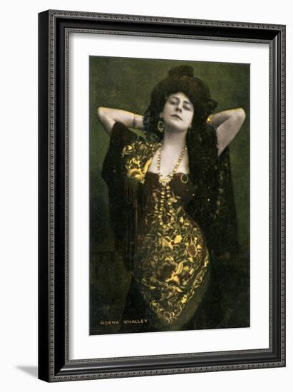 Norma Whalley, Australian Actress, Early 20th Century-Miller and Lang-Framed Giclee Print