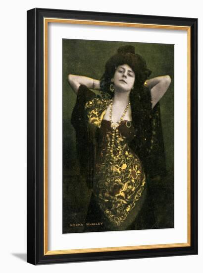 Norma Whalley, Australian Actress, Early 20th Century-Miller and Lang-Framed Giclee Print