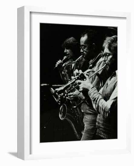 Norma Winstone, Art Themen and Henry Lowther Performing at the Stables, Wavendon, Buckinghamshire-Denis Williams-Framed Photographic Print